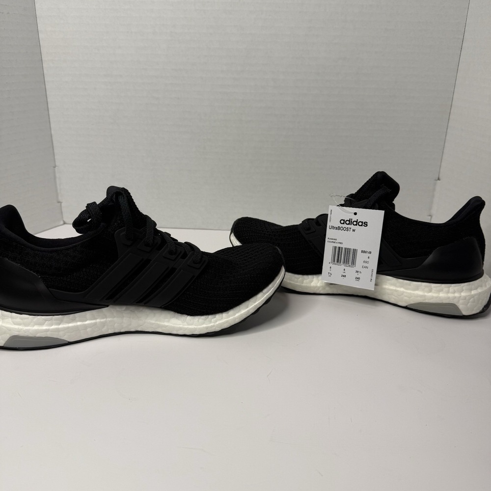 Adidas UltraBOOST W BB6149 Black White Running Shoes Womens 7.5 New Box - Picture 3 of 9